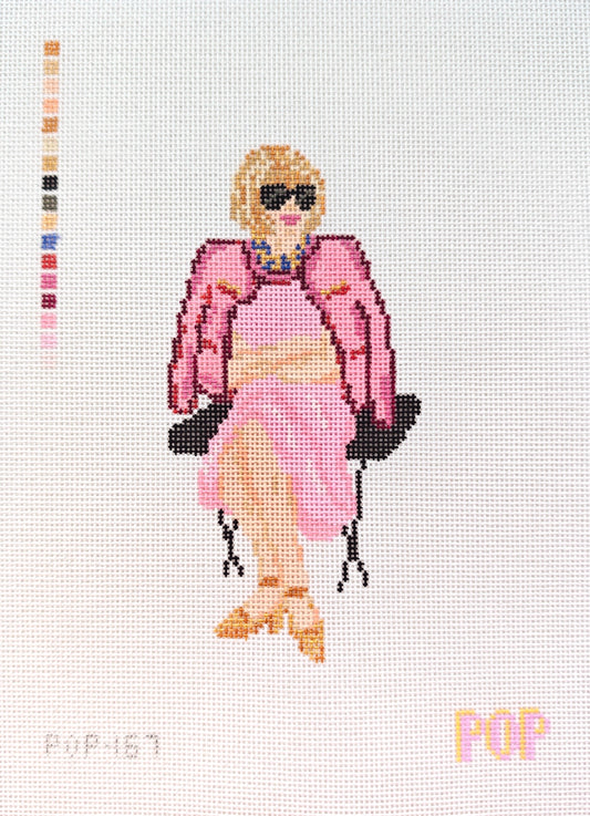Fashion Critic Needlepoint Canvas