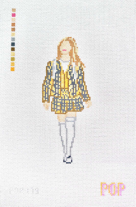 Clueless Cher Needlepoint Canvas