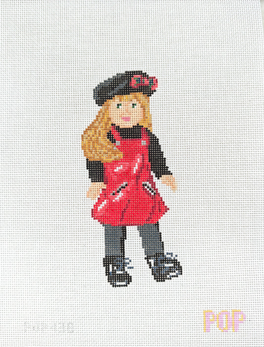 Vinyl 90s Doll - Red