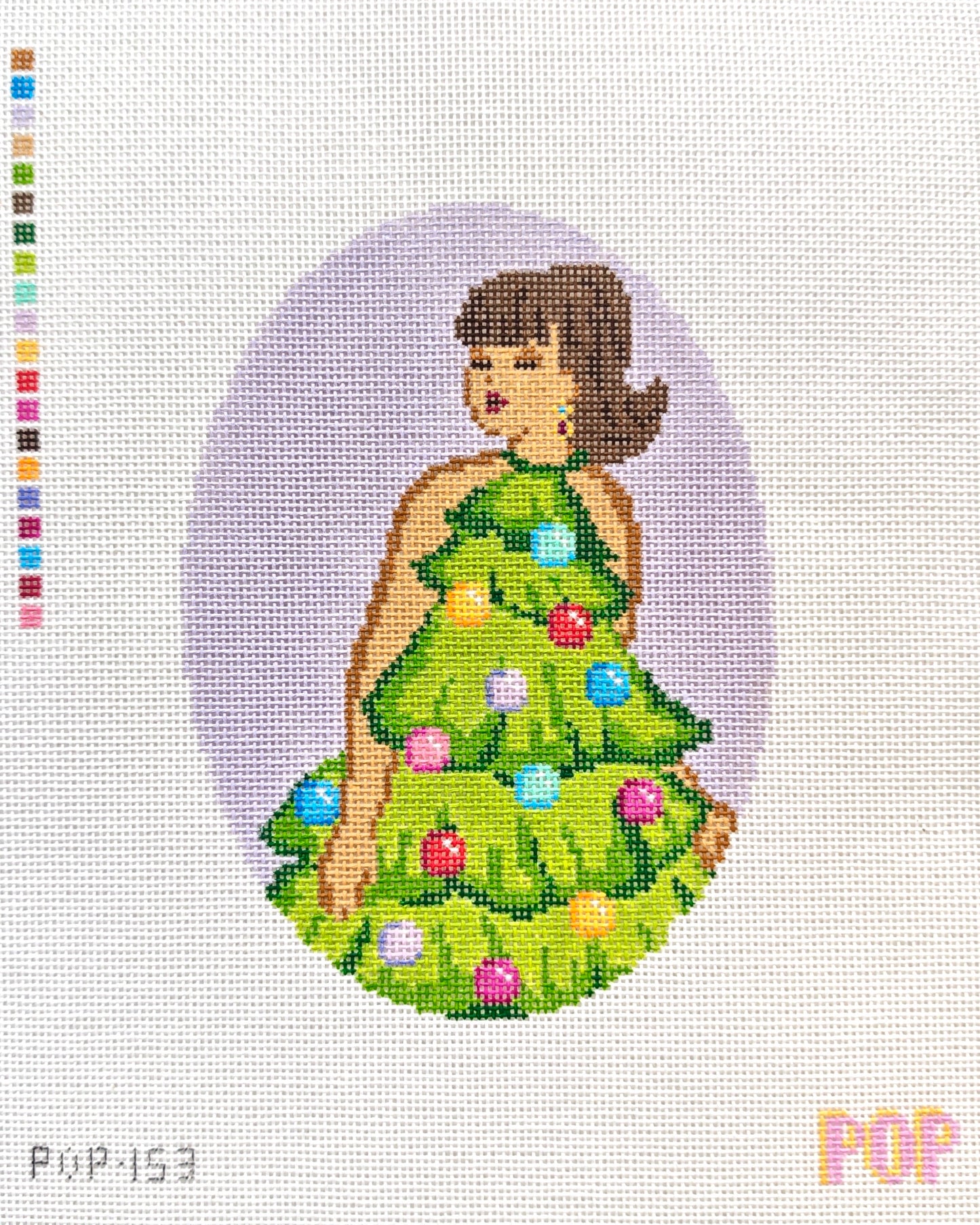 Christmas Tree Dress Oval