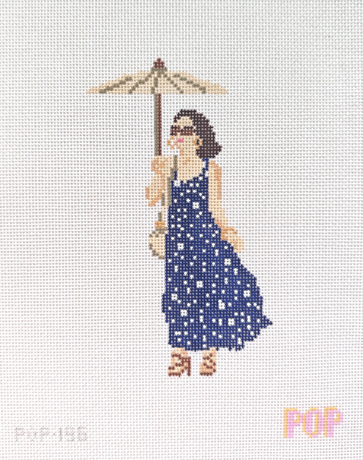 Victoria on the Yacht Needlepoint Canvas