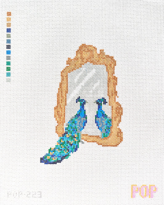 Peacock Mirror - Château Gone Wild