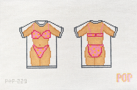 Bikini Tee Canvas - Polka Dots