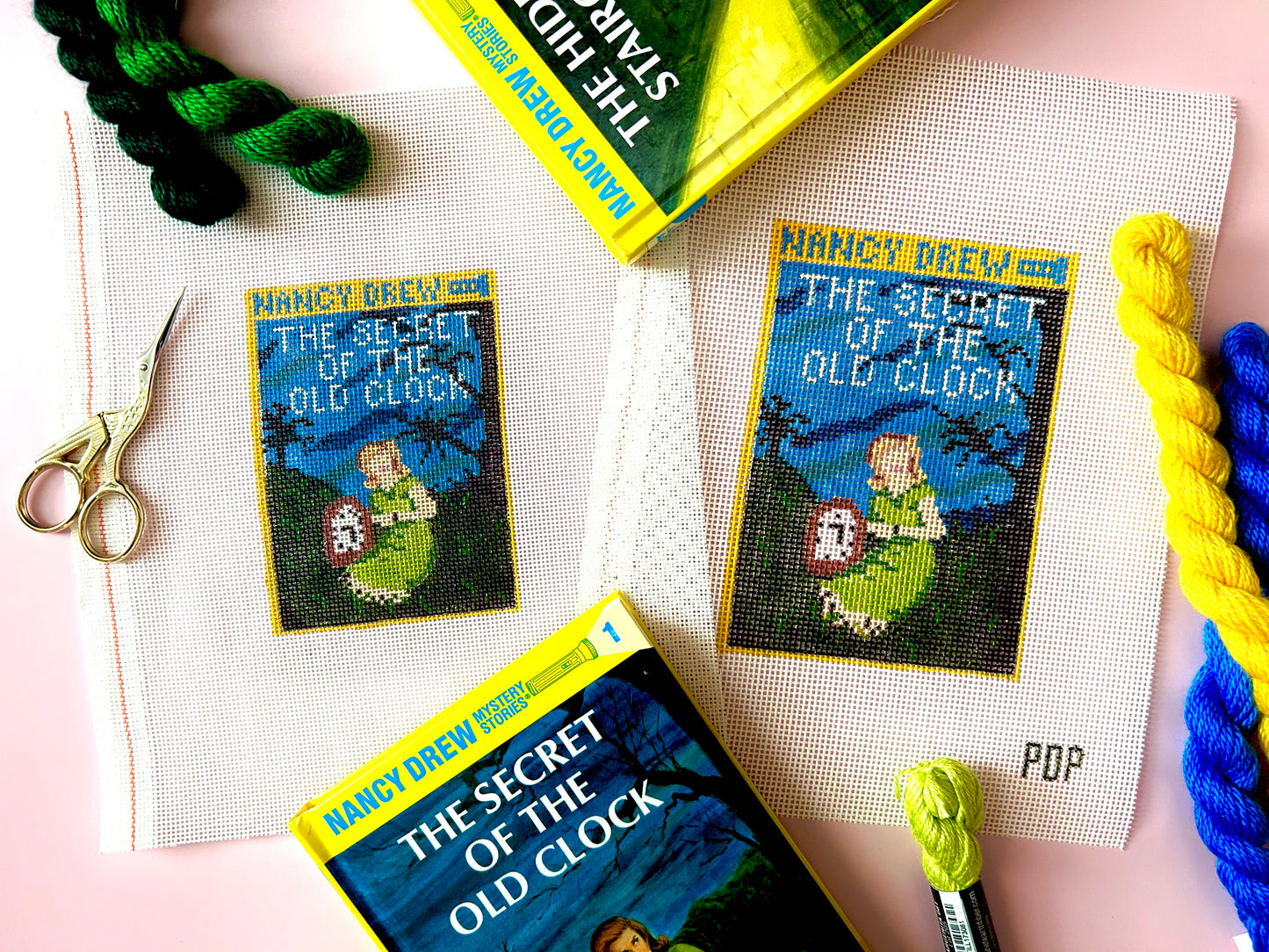 Retro Mystery Book Canvas (18m) - The Old Clock