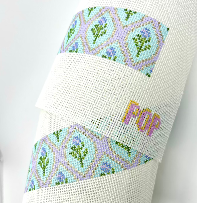 Lavender & Turquoise Floral Bag Strap