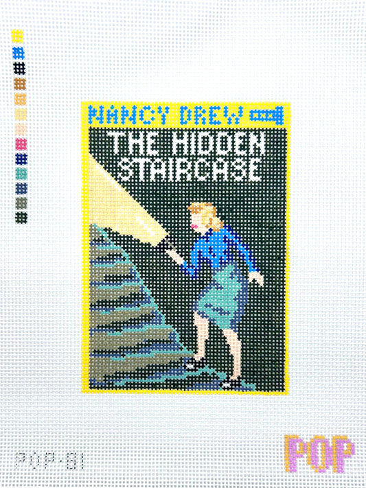 Retro Mystery Book Canvas (13m) - The Hidden Staircase