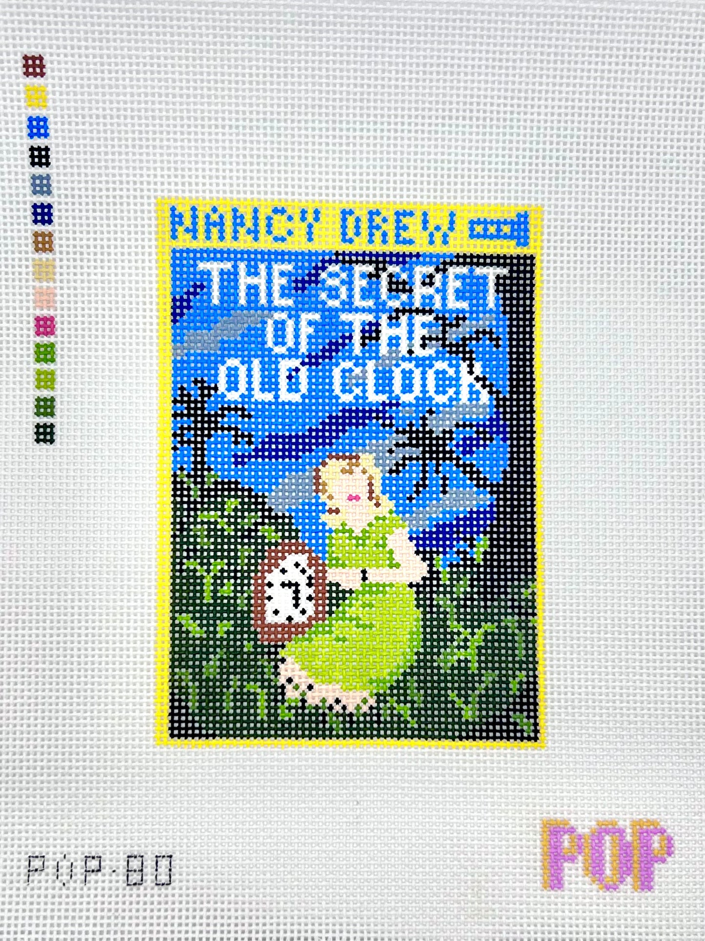 Retro Mystery Book Canvas (18m) - The Old Clock