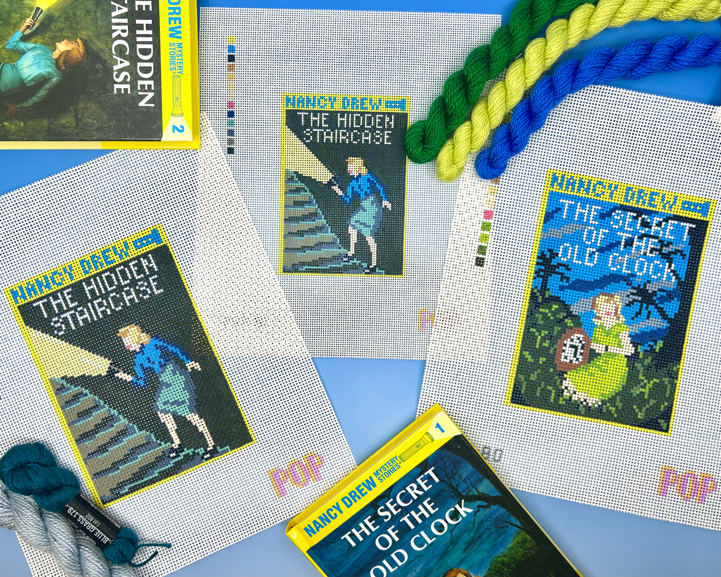 Retro Mystery Book Canvas (18m) - The Hidden Staircase