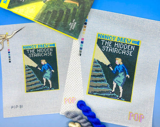 Retro Mystery Book Canvas (13m) - The Hidden Staircase