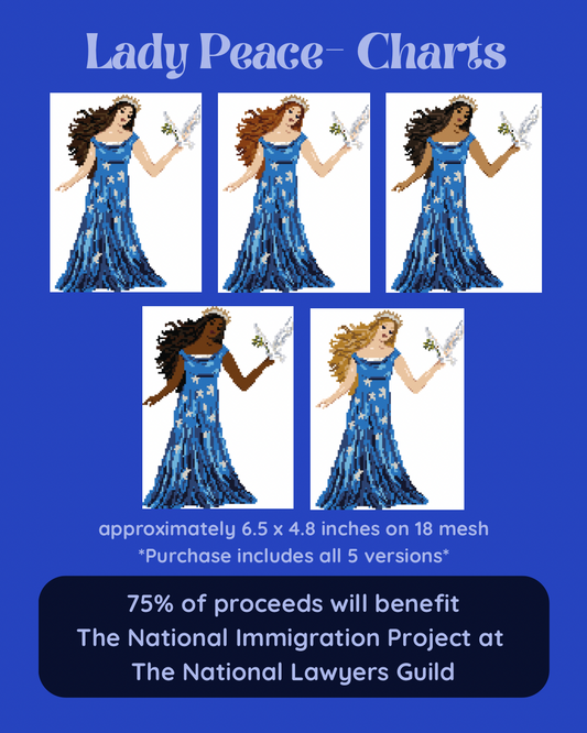 *PREORDER* Lady Peace Small Canvas - 50% of proceeds donated