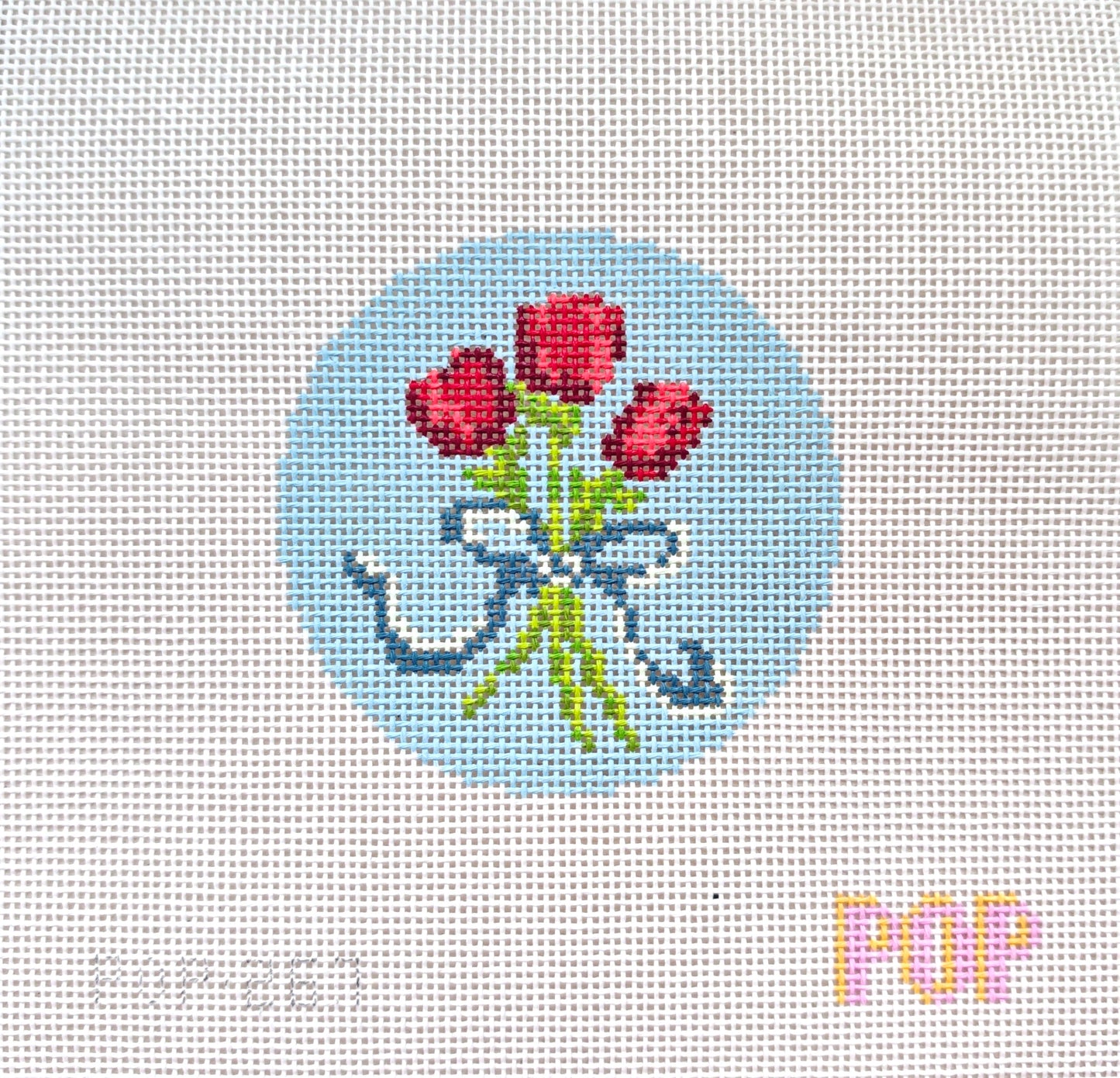 Floral Bouquet Round 6 - French Blue