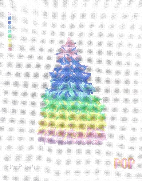 Rainbow Ombre Christmas Tree