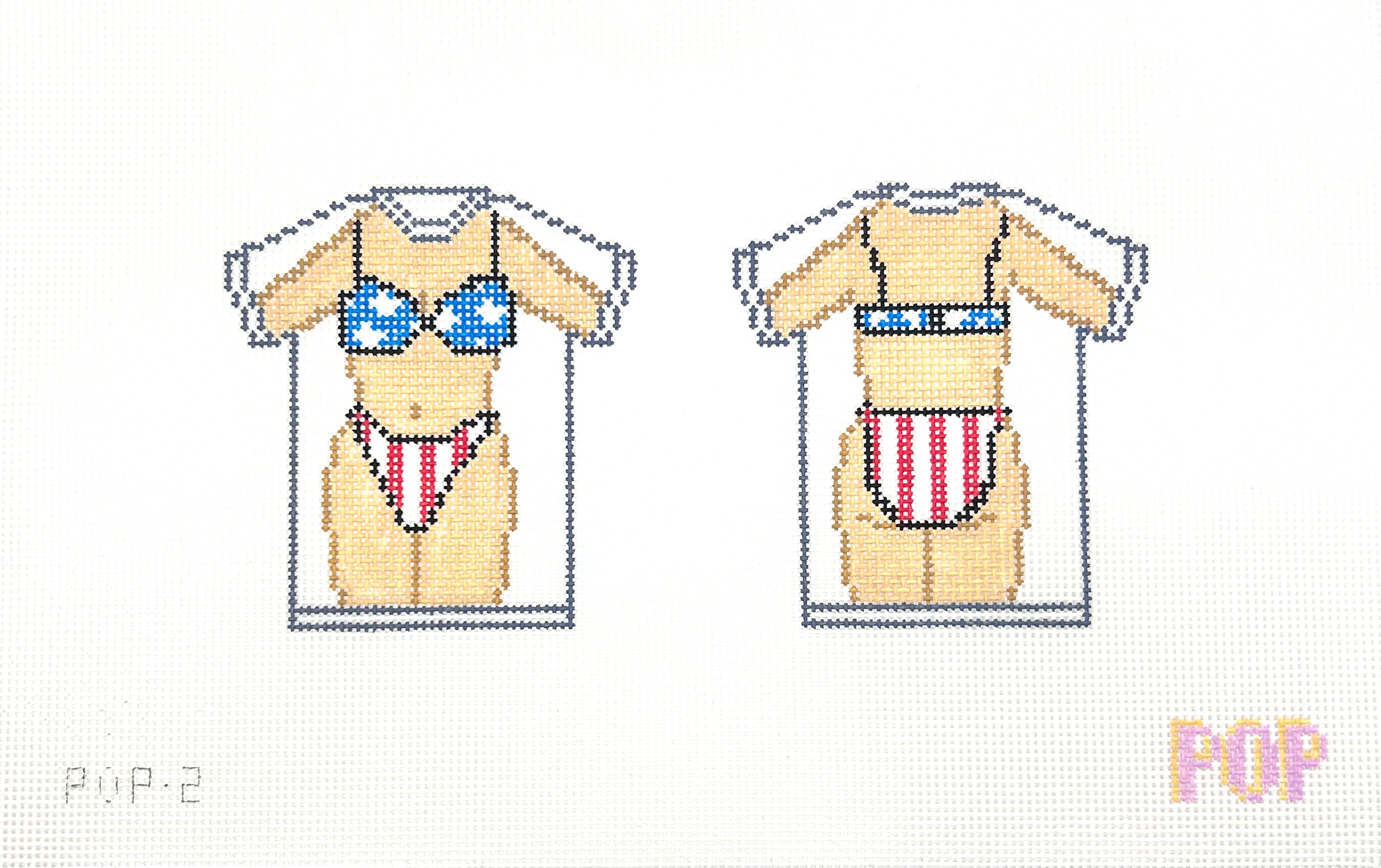 Bikini Tee Canvas - USA