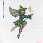 Retro Pin Up Witch - Green