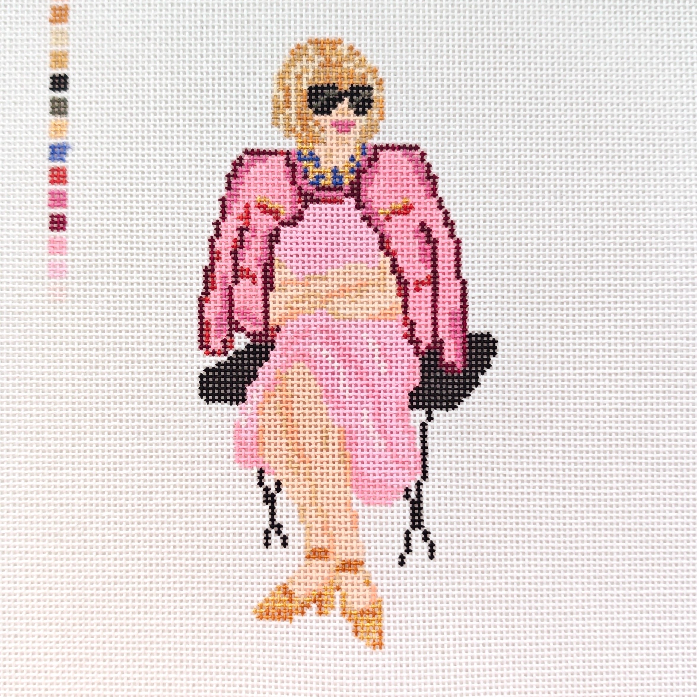 Fashion Critic Needlepoint Canvas