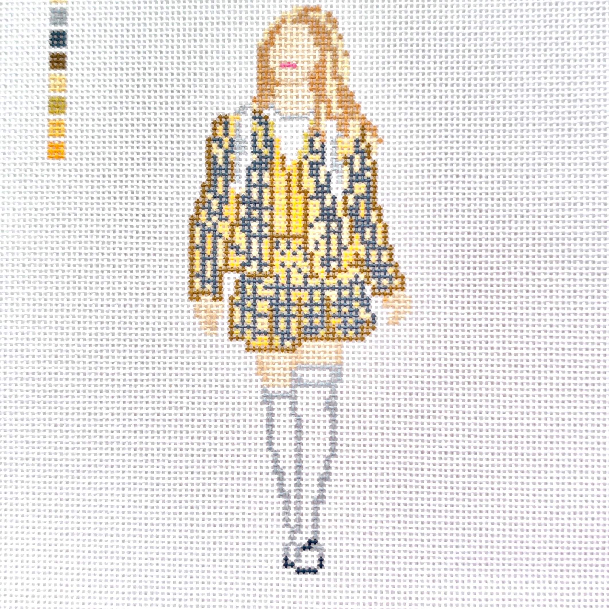 Clueless Cher Needlepoint Canvas