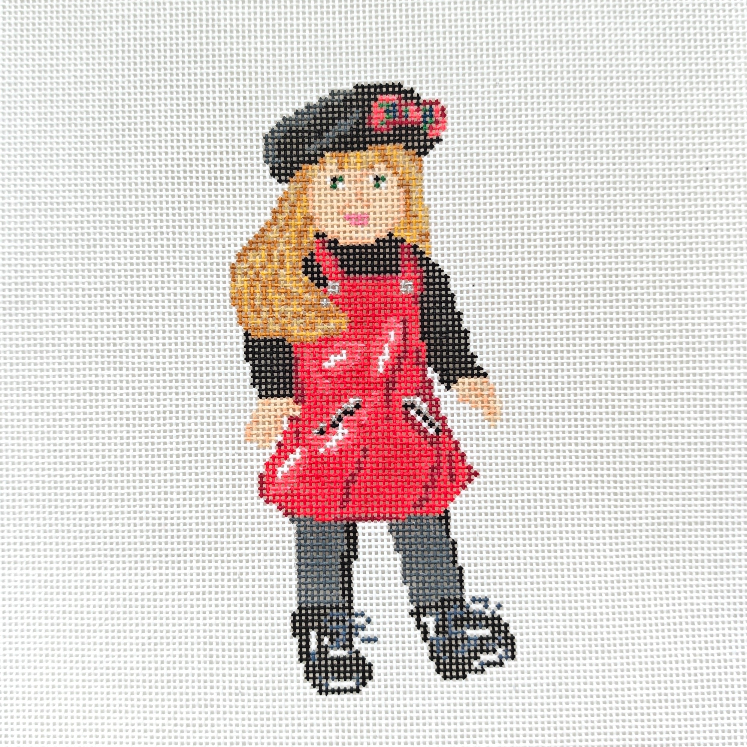 Vinyl 90s Doll - Red