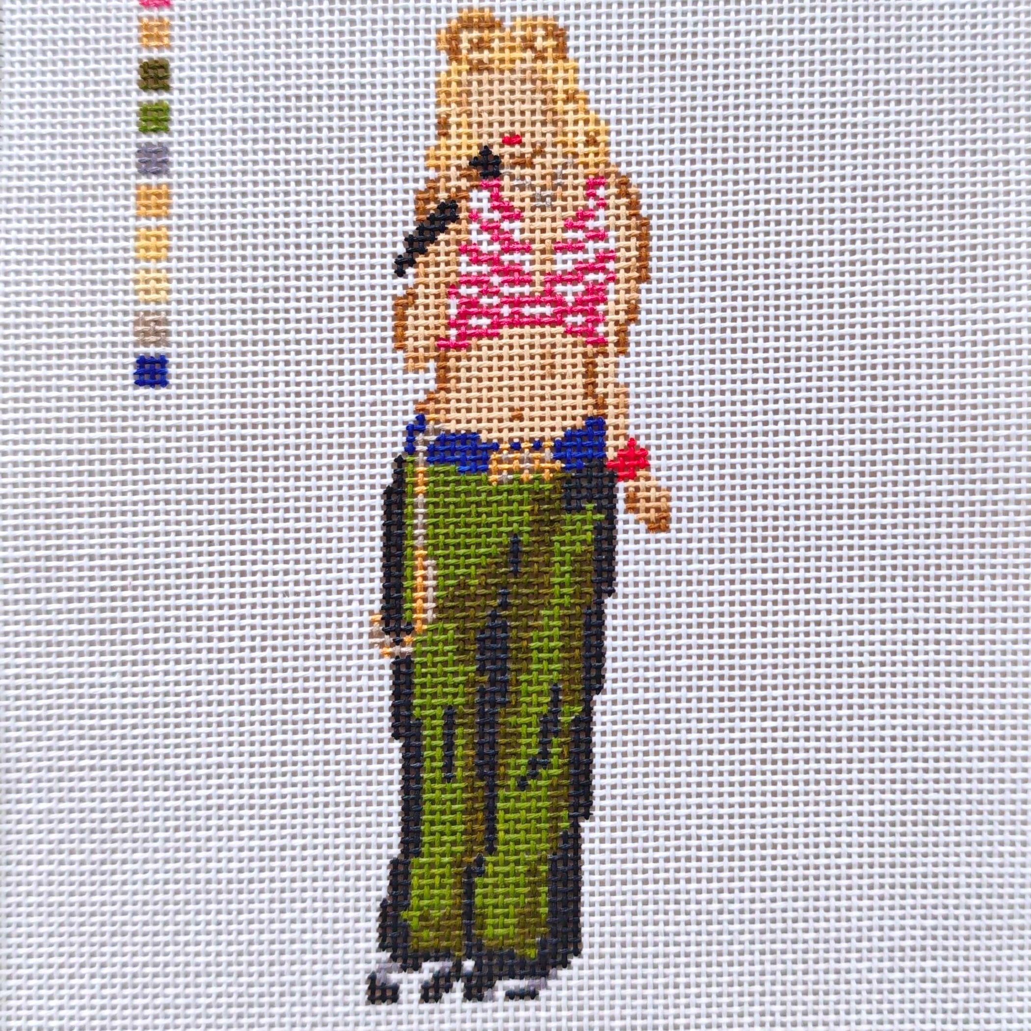 Gwen in the 2000s - Needlepoint Canvas