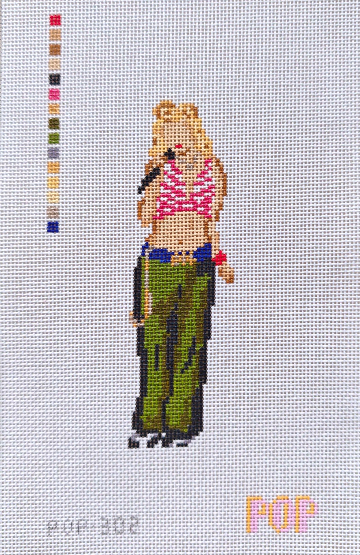 Gwen in the 2000s - Needlepoint Canvas