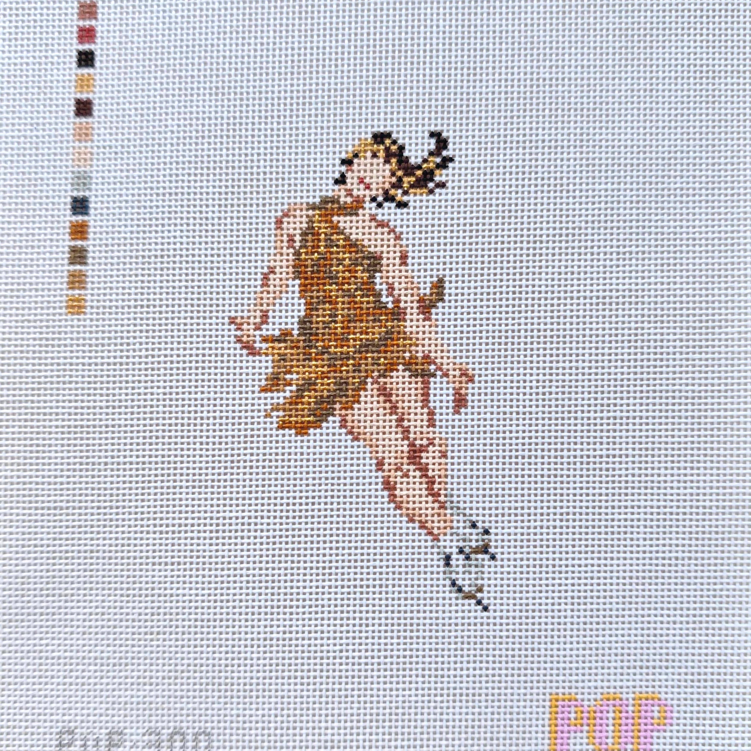 Golden Alysa Needlepoint Canvas