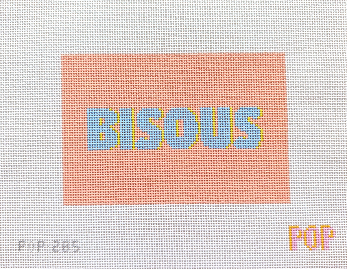 Bisous Needlepoint Canvas