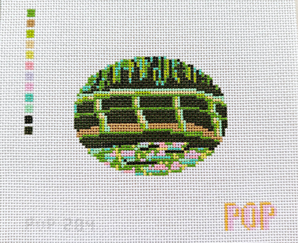 Giverny Oval Needlepoint Canvas