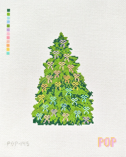 Rainbow Bow Christmas Tree