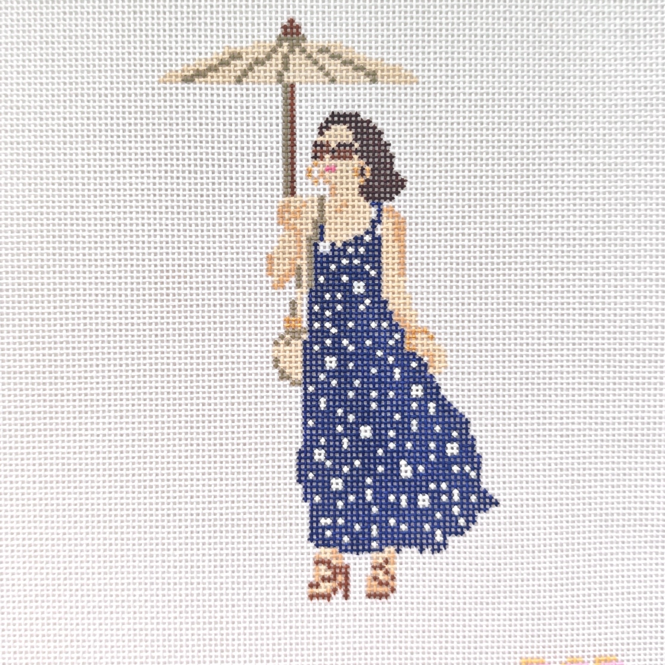 Victoria on the Yacht Needlepoint Canvas