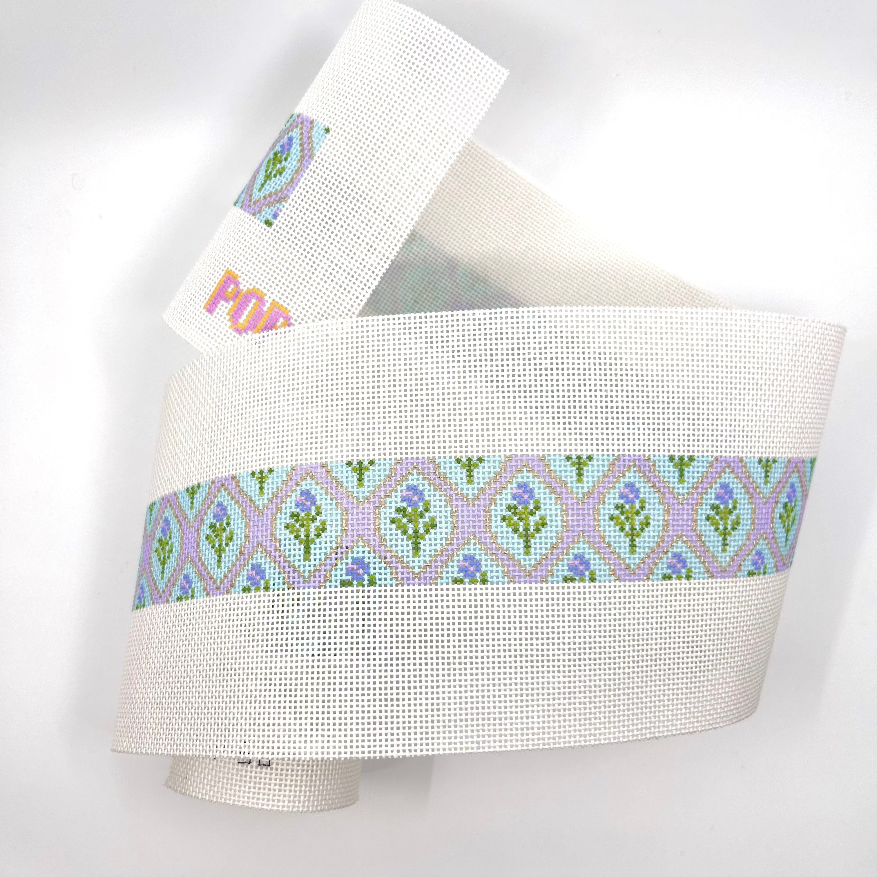 Lavender & Turquoise Floral Bag Strap