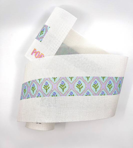 Lavender & Turquoise Floral Bag Strap